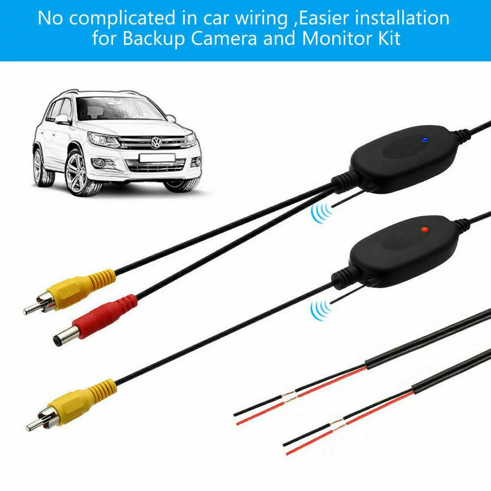 5" Wireless LCD Rearview Car Backup Camera and Monitor Reverse Assist Kit