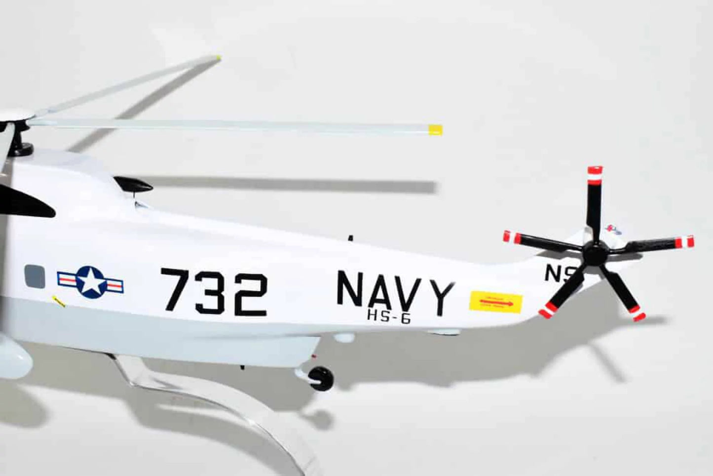 Sikorsky® SH-3 SEA KING™, HS-6 Indians, 16 Mahogany Scale Model