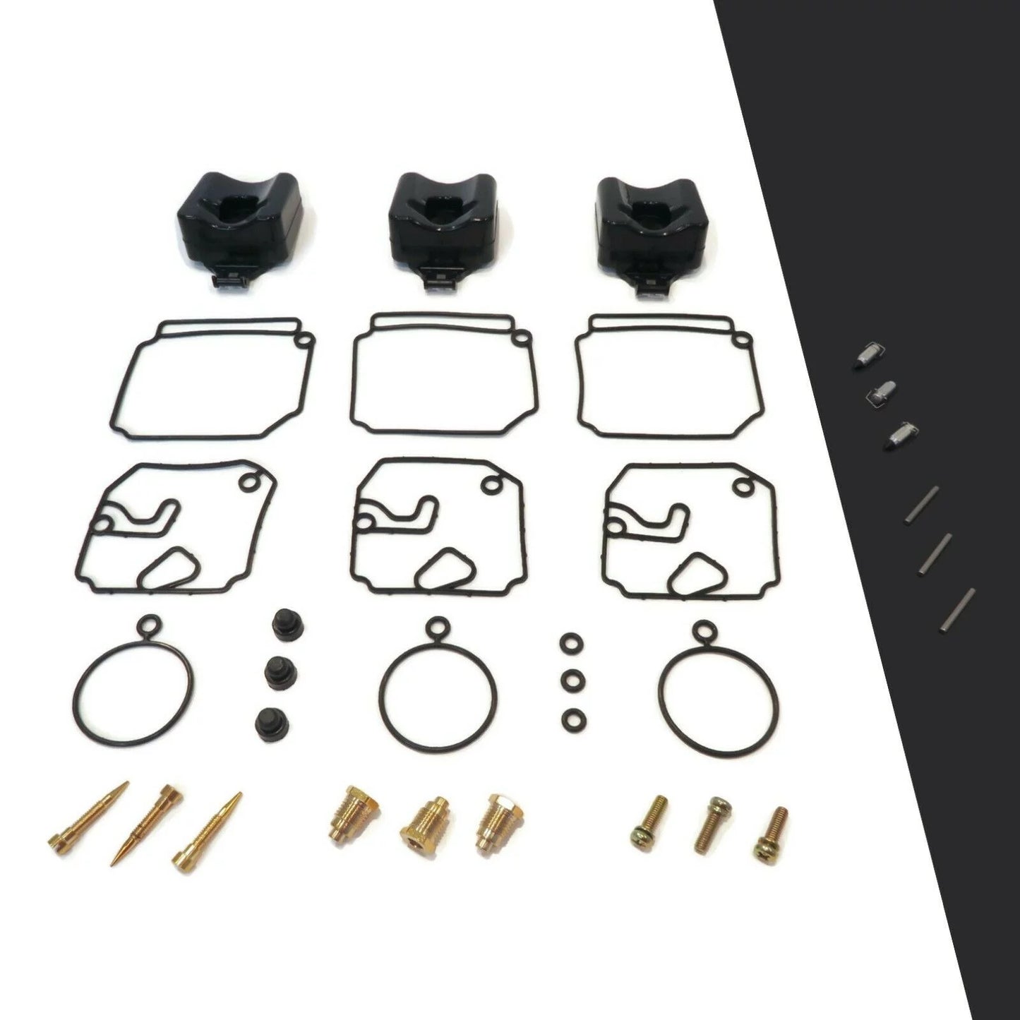 The ROP Shop | Carburetor Repair Kit For 1998 Yamaha 40HP 40MJHW, 40MLHW, 40MSHW Outboard Boat