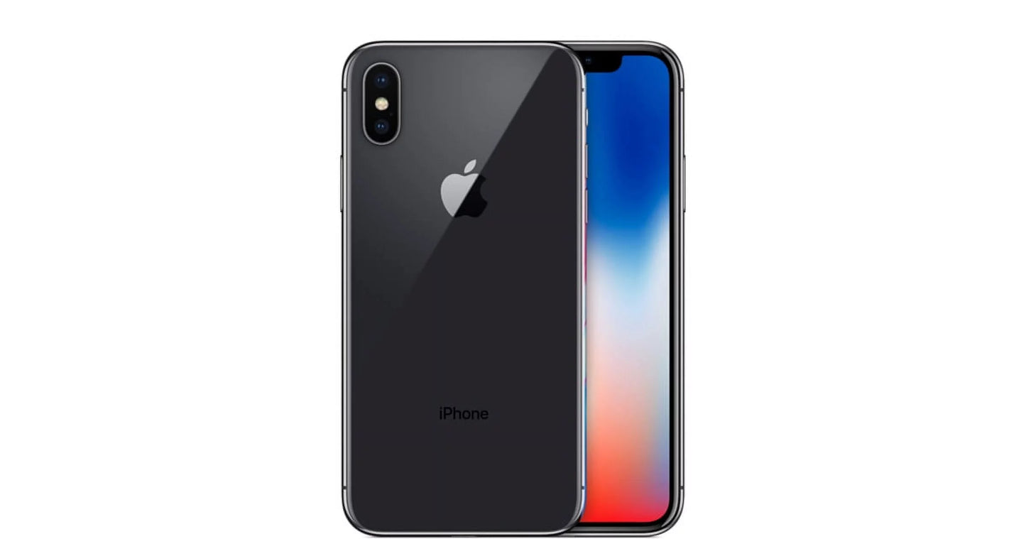 Apple iPhone X 64GB Unlocked GSM Phone w/ Dual 12MP Camera - Space Gray - B Grade Refurbished