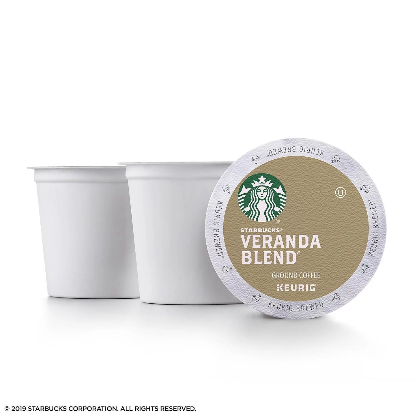 Starbucks Veranda Blend Ground Coffee, Blonde Roast (72 K-Cups)