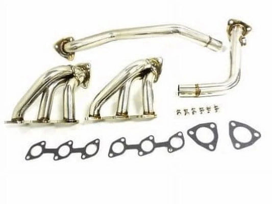 Stainless Steel Shorty Header Compatible With 84 to 91 BMW 325/325E/325I/325IS 6Cyl. Engine By OBX-RS