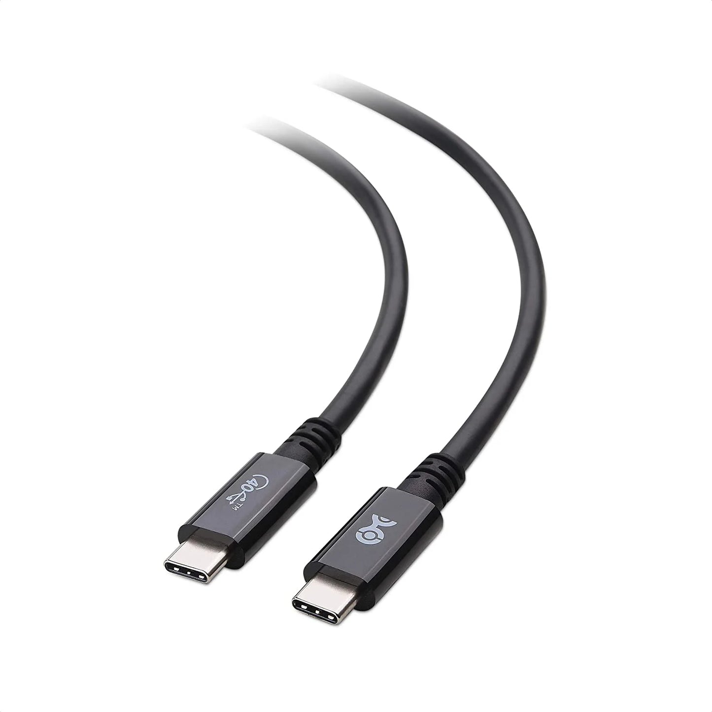 [USB-IF Certified] Cable Matters USB4 Cable 2.6 ft with 40Gbps Data, 8K Video Support, and 100W Charging, Compatible with Thunderbolt 4 Thunderbolt 3, USB C for , XPS, Surface Pro and More