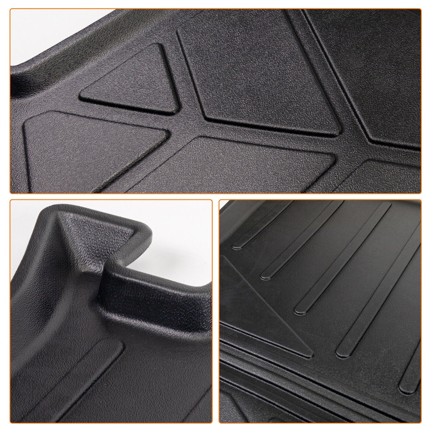 Trunk Mat Custom Fit Jeep Grand Cherokee 2011-2022 TPE Cargo Floor Carpet Rubber Car Rear Cargo Liner Protector All Weather Black