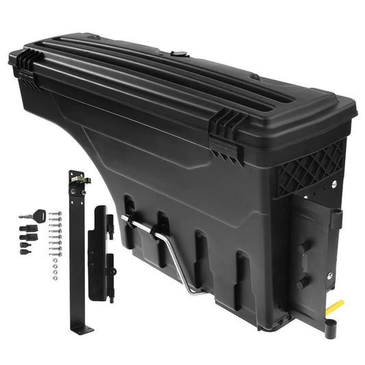 Teledu Driver Side Truck Bed Storage Box ToolBox For F150 Maxima Styleside Bed