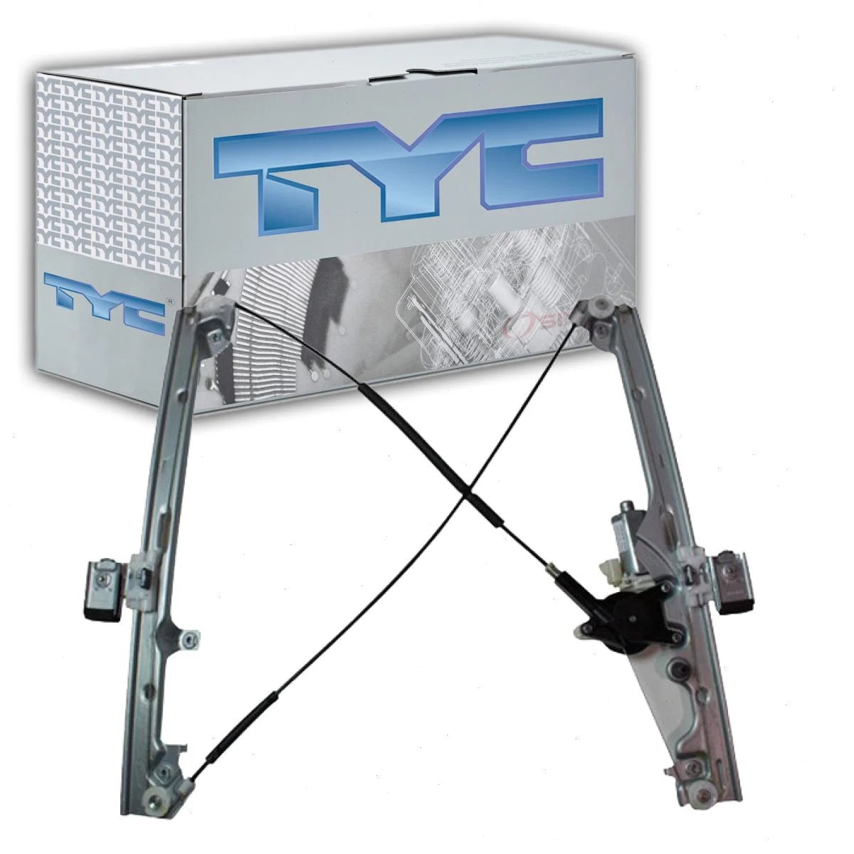 TYC Front Left Power Window Motor & Regulator Assembly compatible with Chevrolet Tahoe 2000-2006