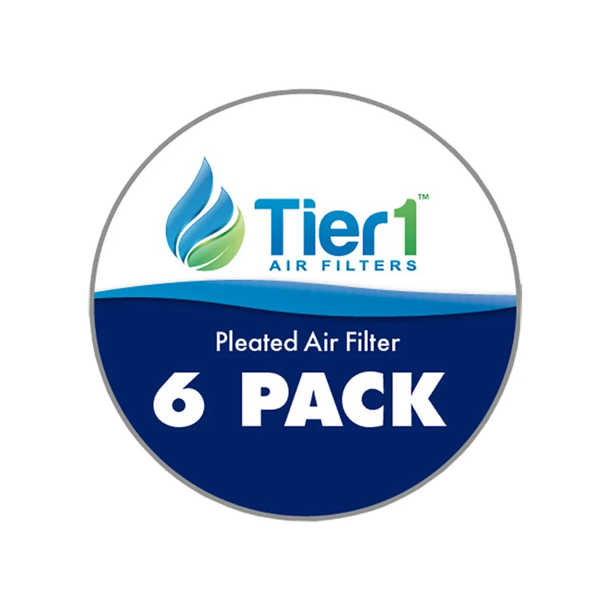 Tier1 20x30x1 Merv 11 Pleated Air/ Furnace Filter - 6 Pack