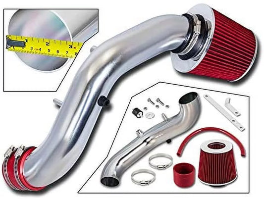 Rtunes Racing Short Ram Air Intake Kit + Filter Combo RED For 02-06 Acura RSX Type S