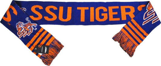 Big Boy Savannah State Tigers S2 Scarf [Royal Blue - 80" x 7"]