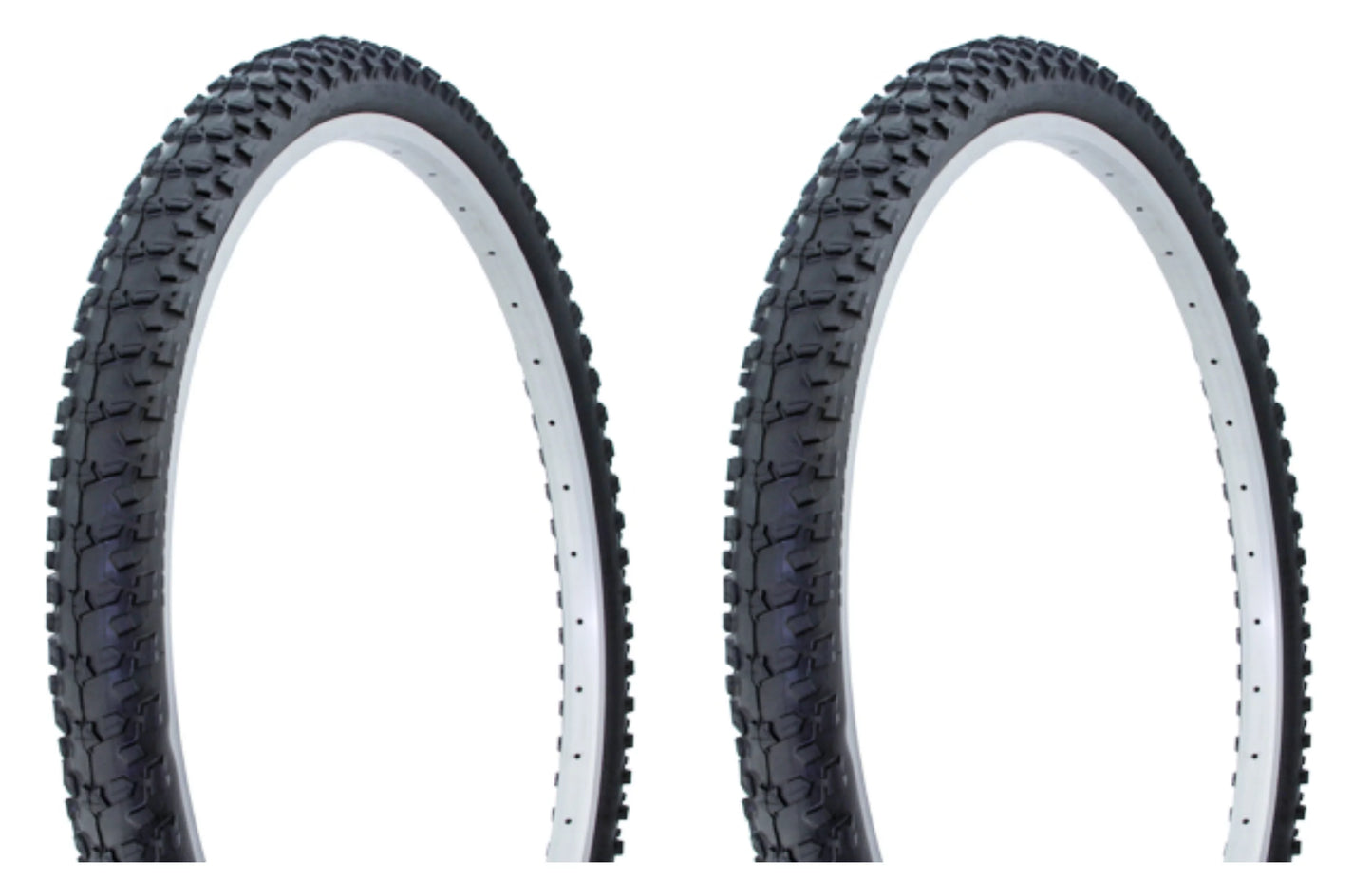 Tire set. 2 Tires. Two Tires Duro 27.5" x 2.20" Black/Black Side Wall DB-1003A.