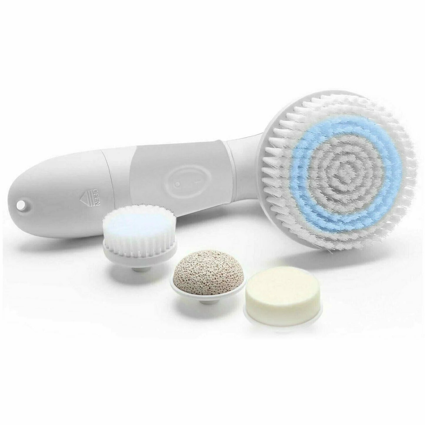 Spa Sonic Skin Care System Face & Body Polisher Professional Kit, White