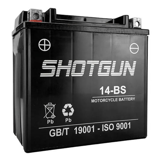 Shotgun YTX14-BS Replacement Powersports Battery For Moto Guzzi 2016 2017 V9 Roamer