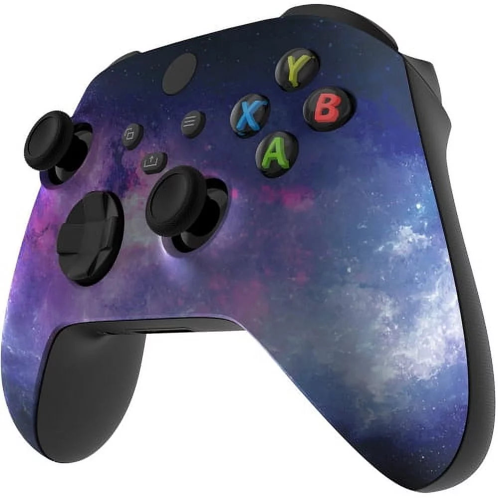 Xbox Custom Modded Rapid Fire Series X S One Controller - Includes Largest Variety of Modes -Soft Touch- Master Mod (Galaxy)