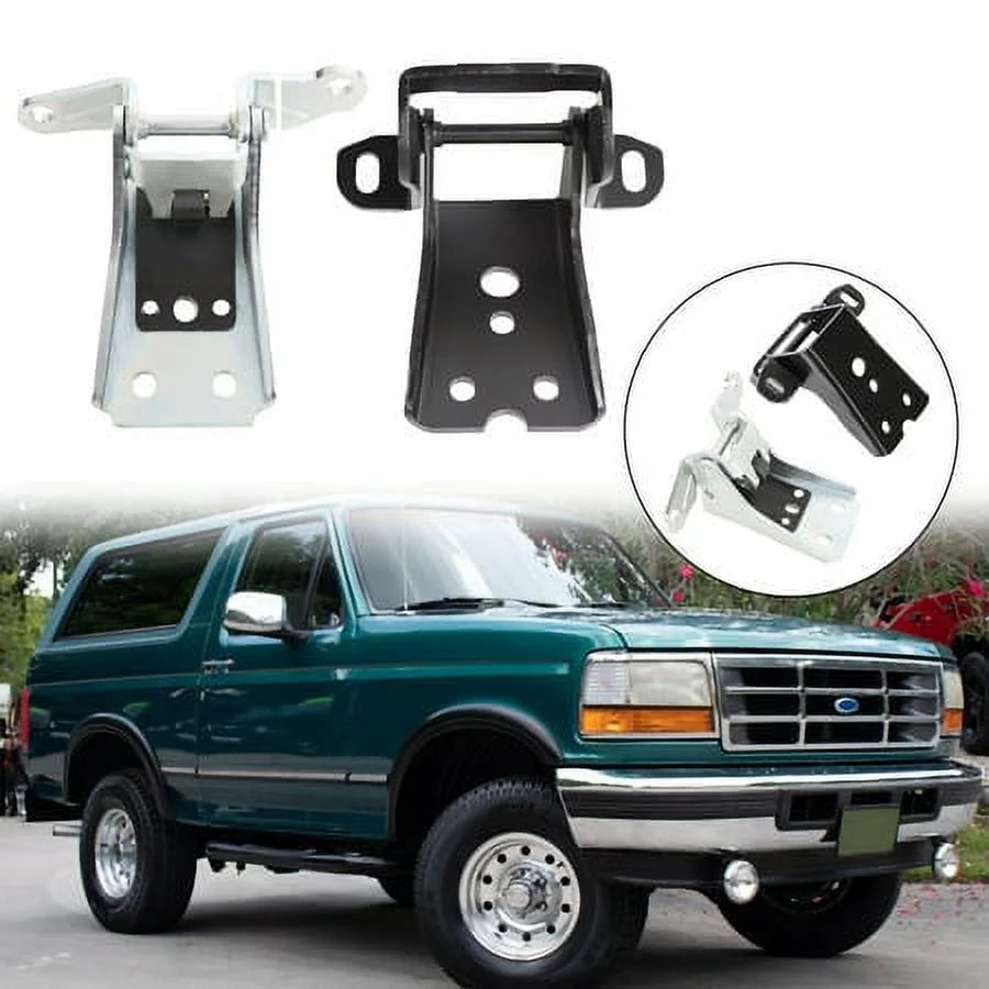 Upper and Lower Door Hinge Pair for 1980-1996 Ford Bronco Mercury Ranger F150 F250 E8TZ1522810A,E9TZ1522800A