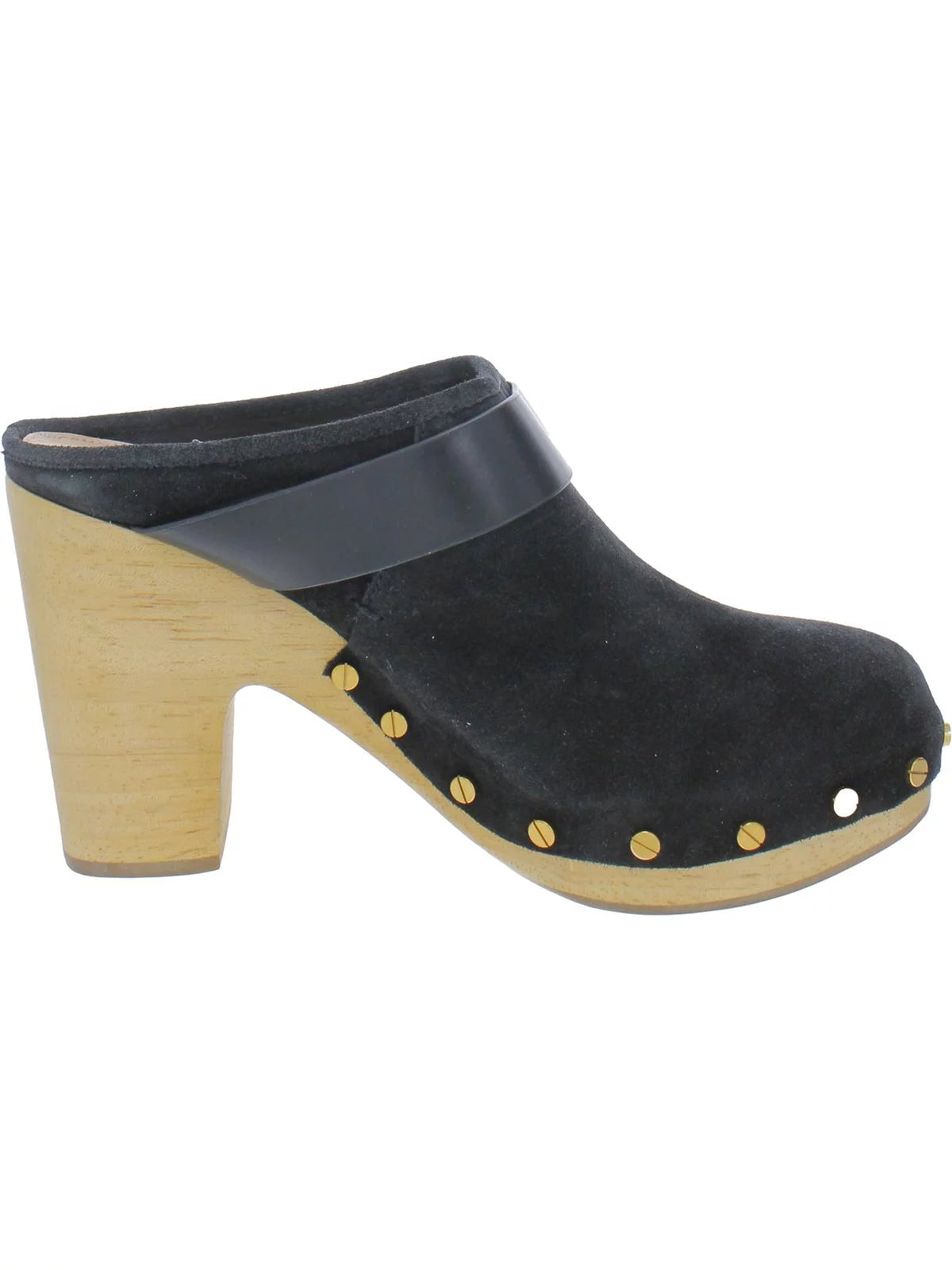 Veronica Beard Womens Dacey Suede Slip On Clogs