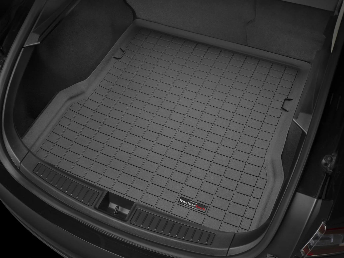 WeatherTech Cargo Trunk Liner with Bumper Protector compatible with 2011-2013 Toyota Highlander - Behind 2nd Row Seating With Bumper Protector, Grey