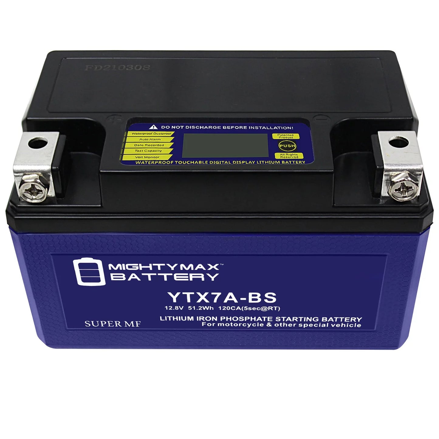 YTX7A-BS Lithium Replacement Battery Compatible with Peugeot Scooter 50 Tweet Evo 2014 - 6 Pack