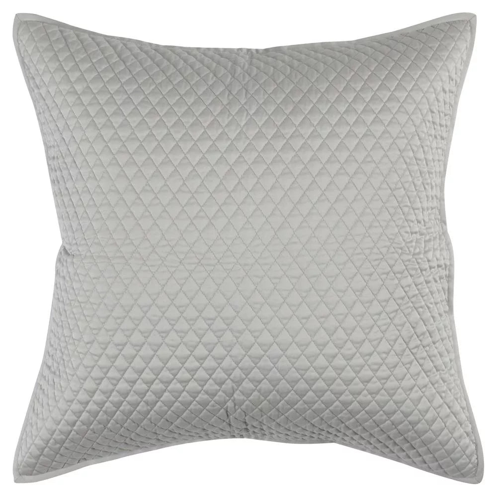 Winthrop 100% Sateen Silver Euro Sham by Kosas Home