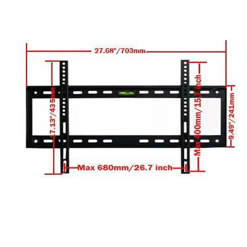 VideoSecu Low Profile TV Wall Mount for LG Panasonic Philips Sharp Sony Westinghouse 32 39 40 42 43 46 47 48 50 55 60 65 inch LED LCD Plasma Flat Panel Screen HDTV Display Heavy Duty W46