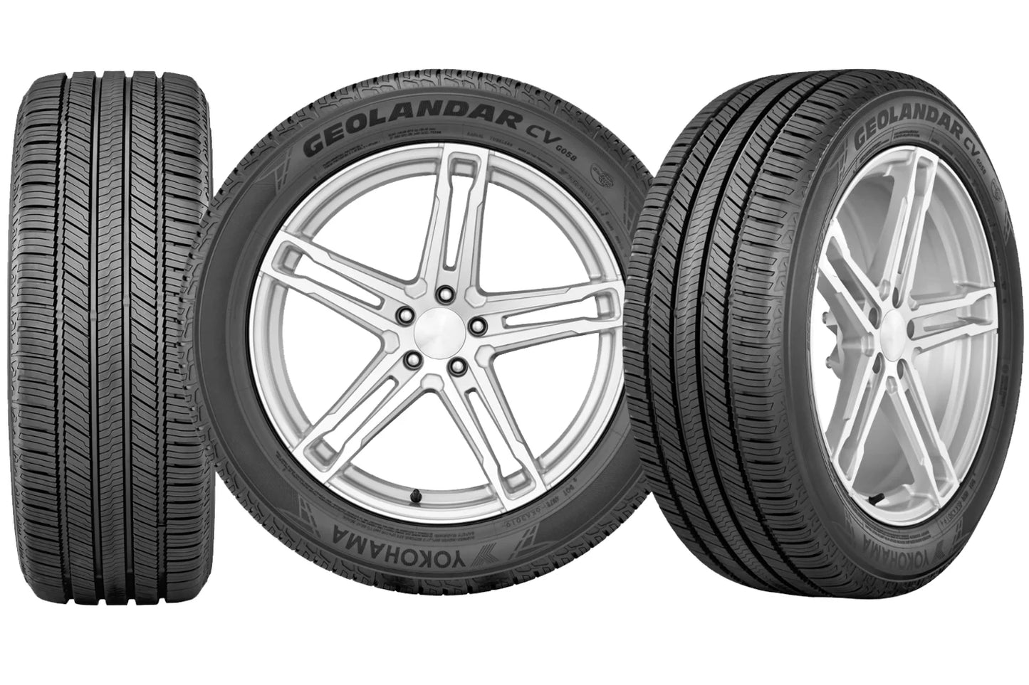 Yokohama Geolandar CV G058 225/55R18 98V BW All Season Tire