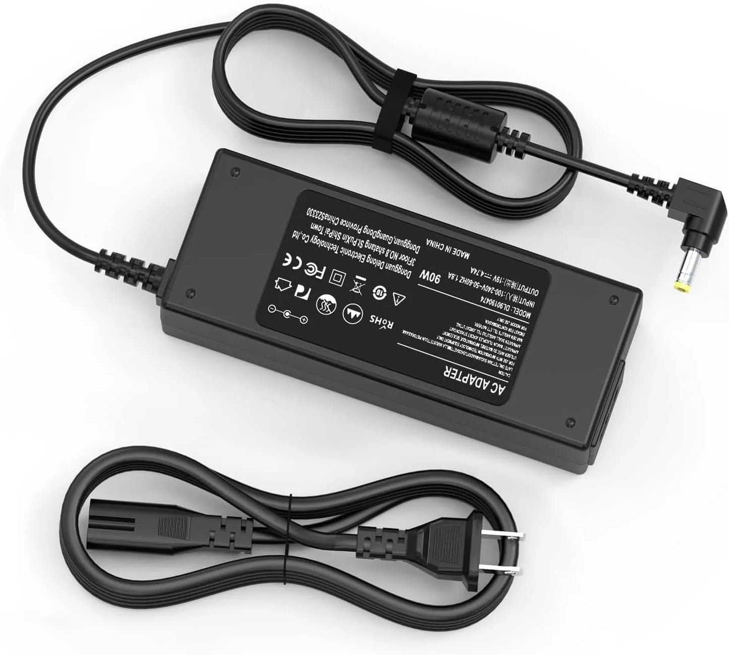 90W Portable computer Charger for Satellite C655 C655D C675 C850 C855 C855D C875 C50 C55 C55D C55DT C55T C75 C75D L50 L55