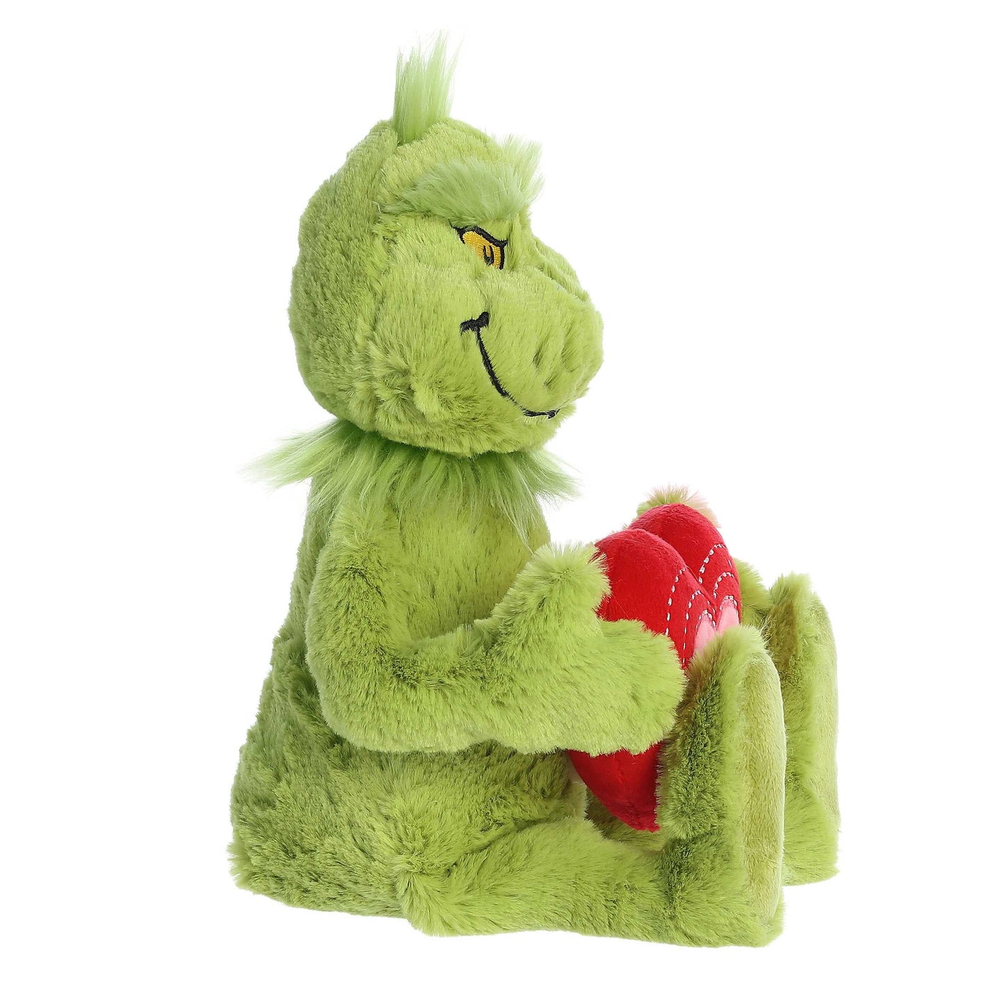 Aurora - Large Green Dr. Seuss - 15" "Love You" Light-Up Grinch - Whimsical Stuffed Doll