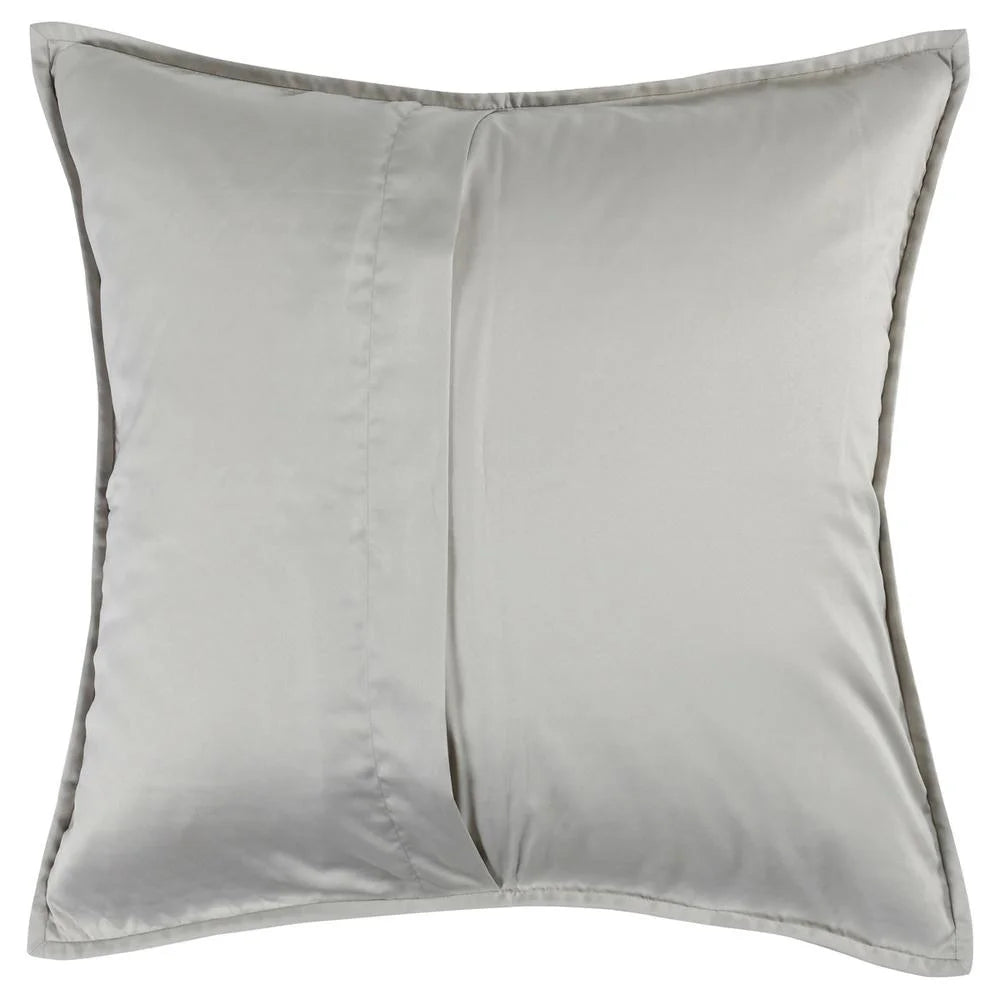 Winthrop 100% Sateen Silver Euro Sham by Kosas Home