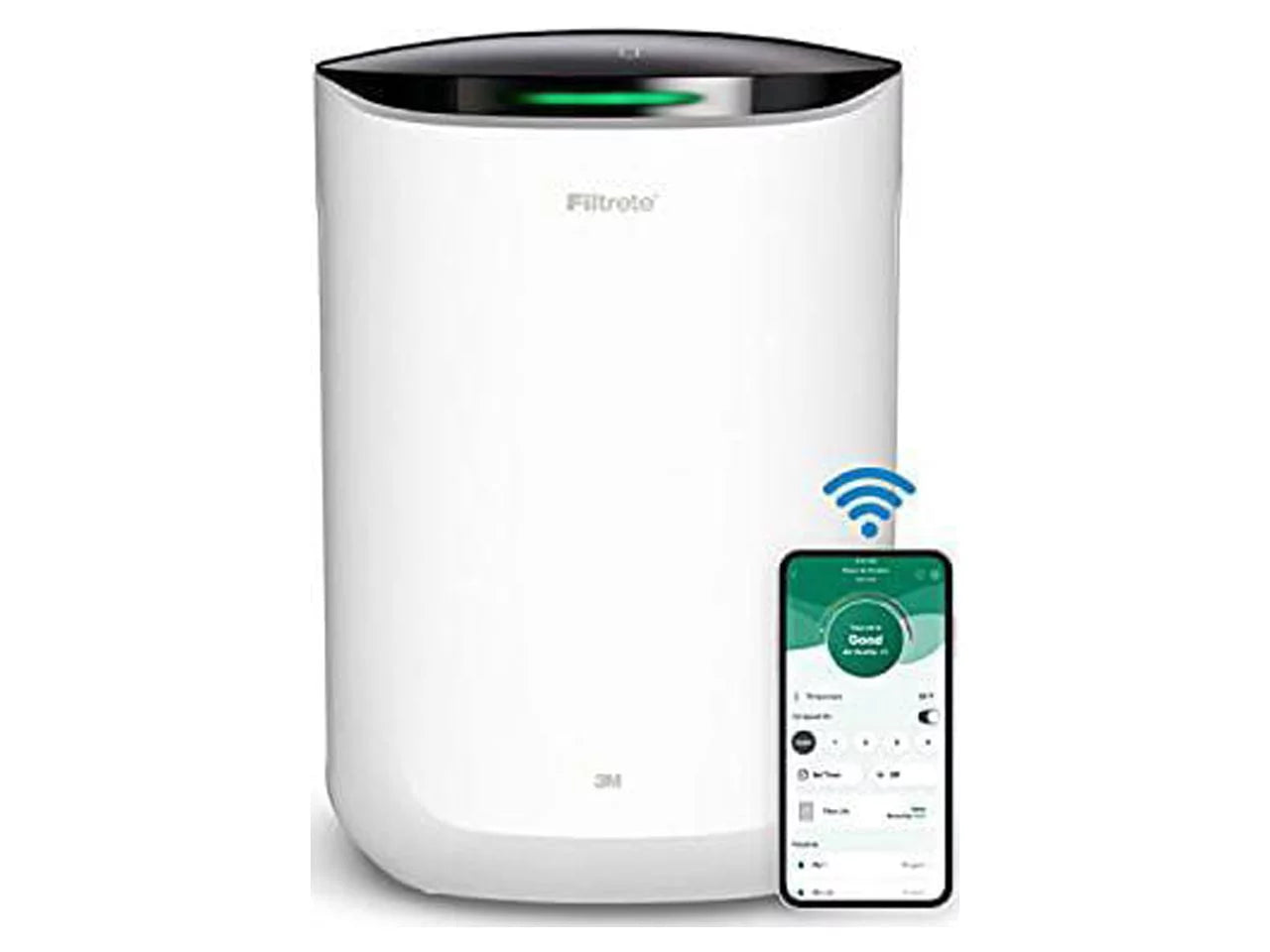 3M Filtrete Smart Medium Room Air Purifier White FAPSC02N