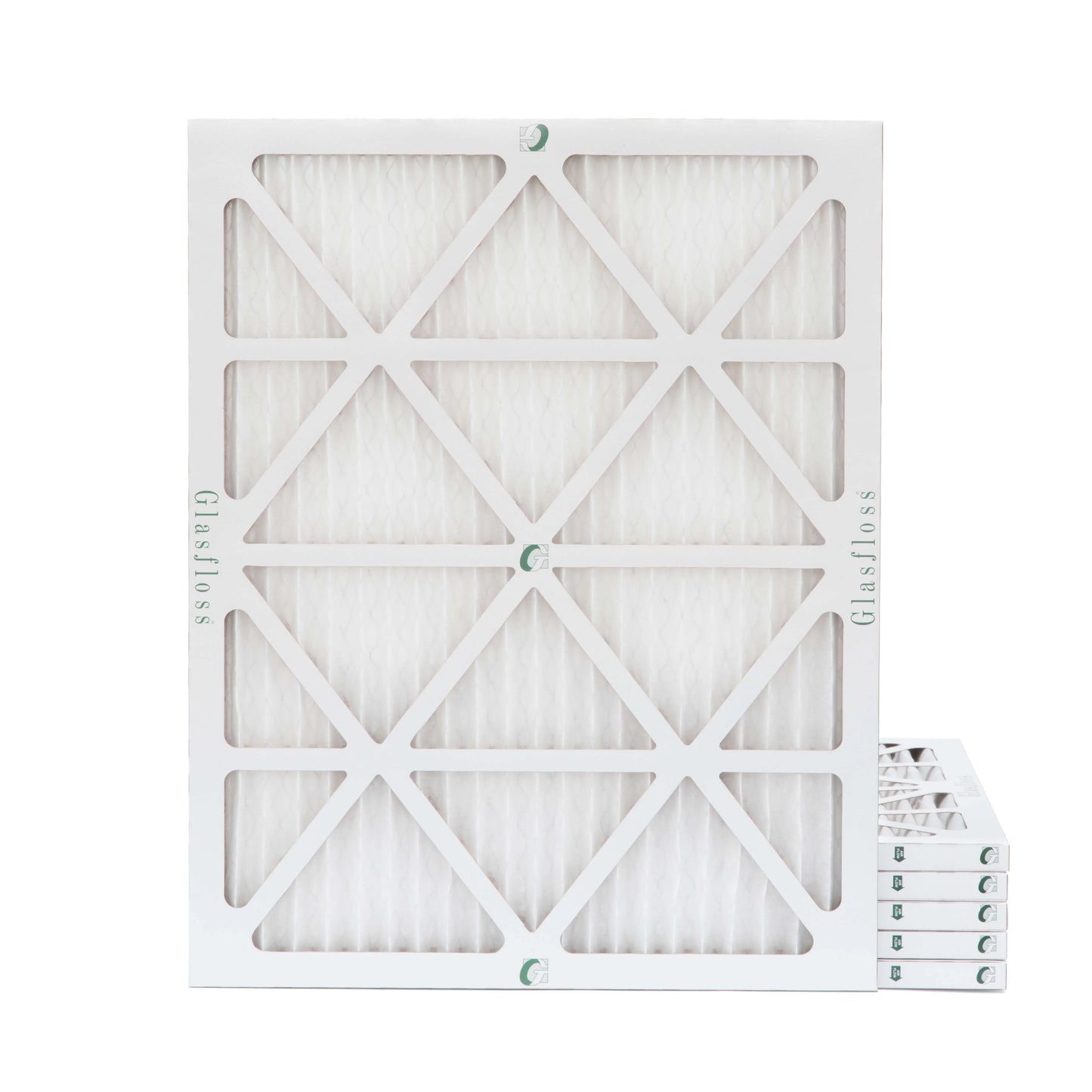 19-7/8 x 21-1/2 x 1 MERV 10 Pleated Air Filters by Glasfloss. 3 Pack. Replacement filters for Carrier, Payne, & Bryant.