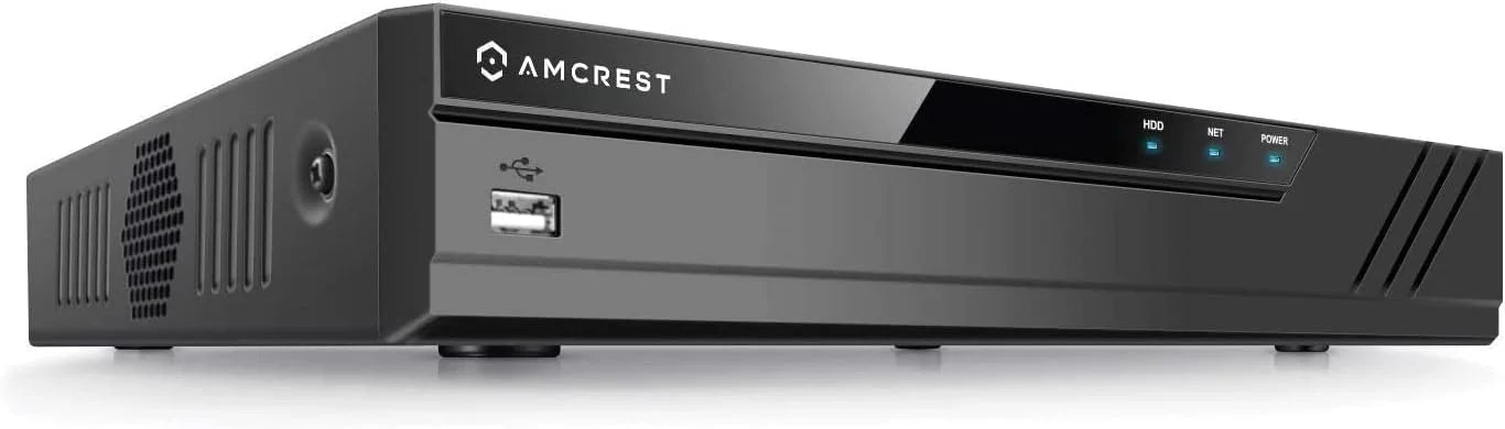 Amcrest 4K UltraHD 8 Channel DVR Security System Recorder, 8MP Security DVR for Analog Security Cameras & Amcrest IP Cameras, Remote Smartphone Access, HDD & Cameras NOT Included (AMDV8M8-H5)(Secondhand)