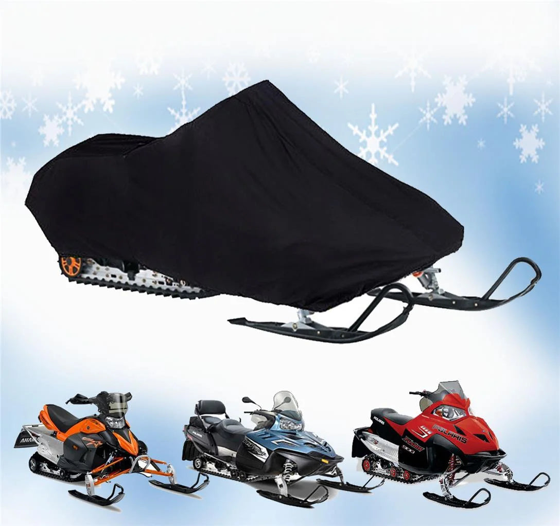 200 Denier Storage Snowmobile Cover Compatible for the 2005-2005 Ski Doo Bombardier Model GSX LIMITED 600 HO Snowmachine Sled. All Black.