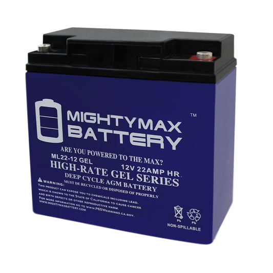 12V 22AH GEL Battery for Alante Jr Scooter Wheelchair GP 200