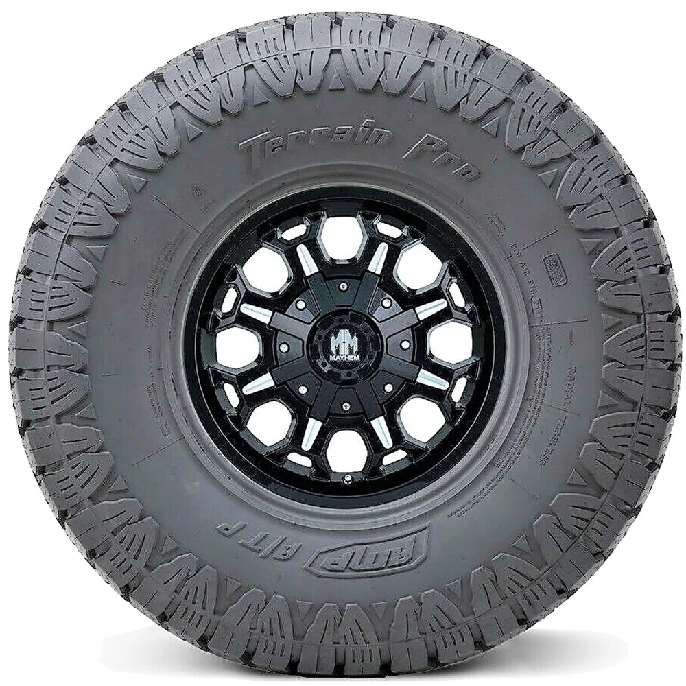 AMP Terrain Pro A/T LT265/60R20 E/10PLY BSW Fits: 2021-23 Chevrolet Silverado 1500 LT Trail Boss, 2015-19 Chevrolet Silverado 2500 HD High Country