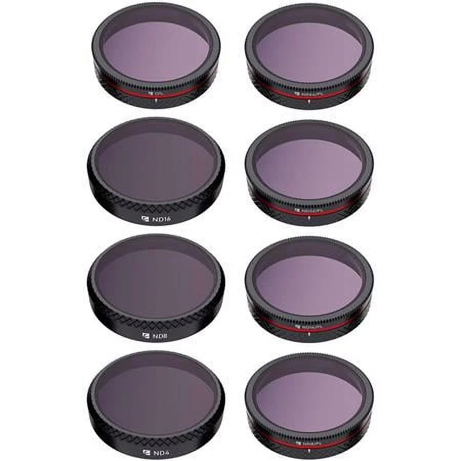 All Day 8-Pack Filter with ND4, ND8, ND16, CPL, ND8/PL, ND16/PL, ND32/PL, ND64/PL Filters for Autel Evo II 6K/Lite+ Drone