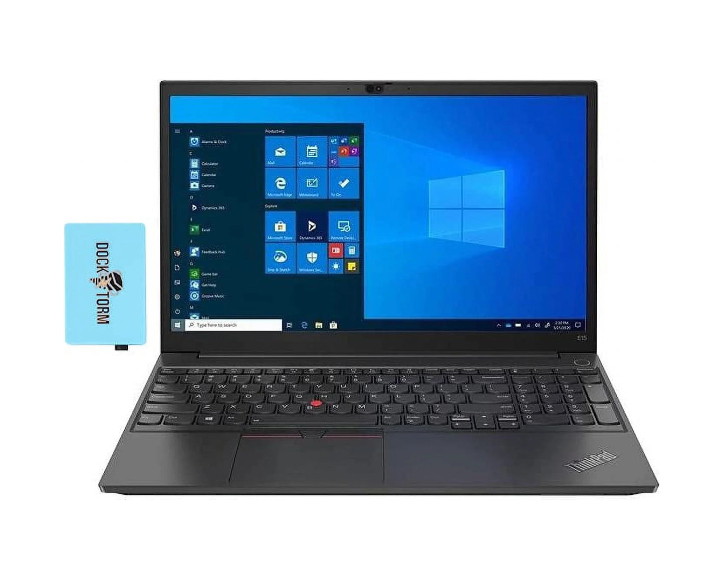 2021 ThinkPad E15 Gen 2 15.6" FHD Display Business Notebook (Intel Intel Core i5-1235U 4-Core, 16GB RAM, 1TB PCIe Solid State Drive, Intel Iris Xe, WiFi 6, BT 5.2, Integrated Webcam, Win10P) w/Hub