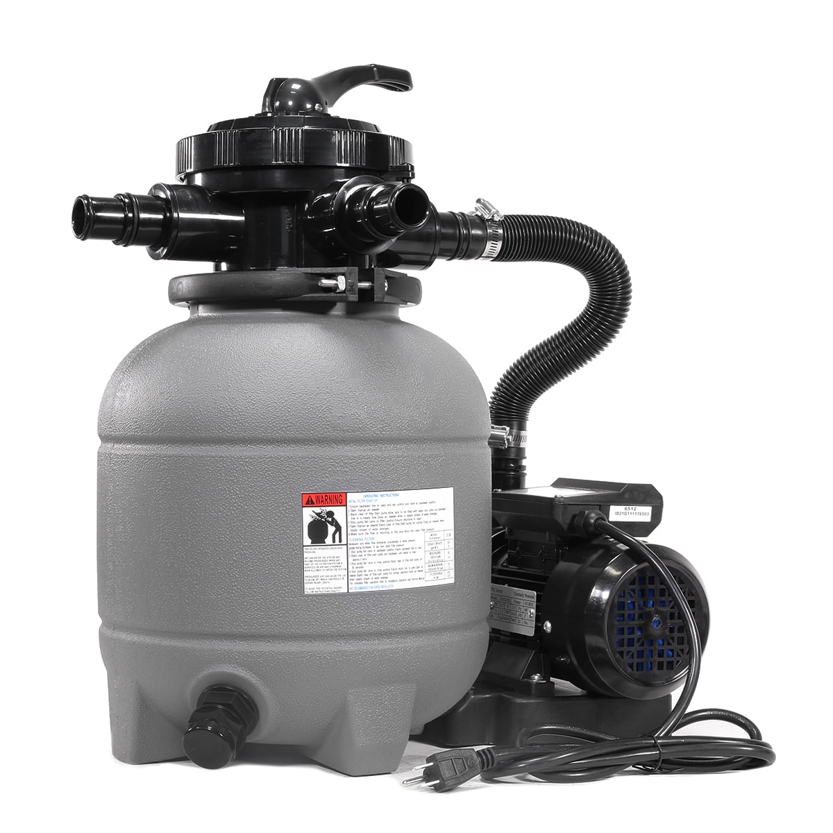 XtremepowerUS - Pool Pump and Filter Swimming Equipment 2400 GPH, Filtration Area up 10,000 Gallons