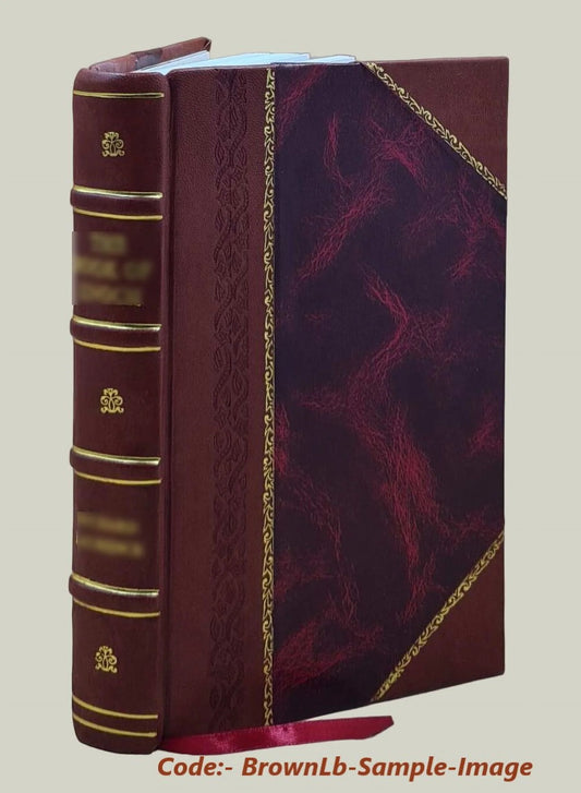 Barrett Wendell and his letters 1924 [Leather Bound]