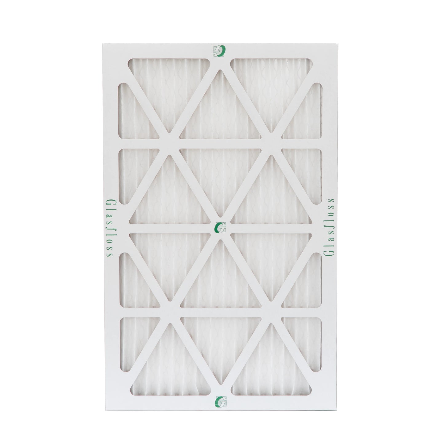 12 Pack of 14x25x1 MERV 13 Pleated Air Filters by Glasfloss. Actual Size: 13-1/2 x 24-1/2 x 7/8