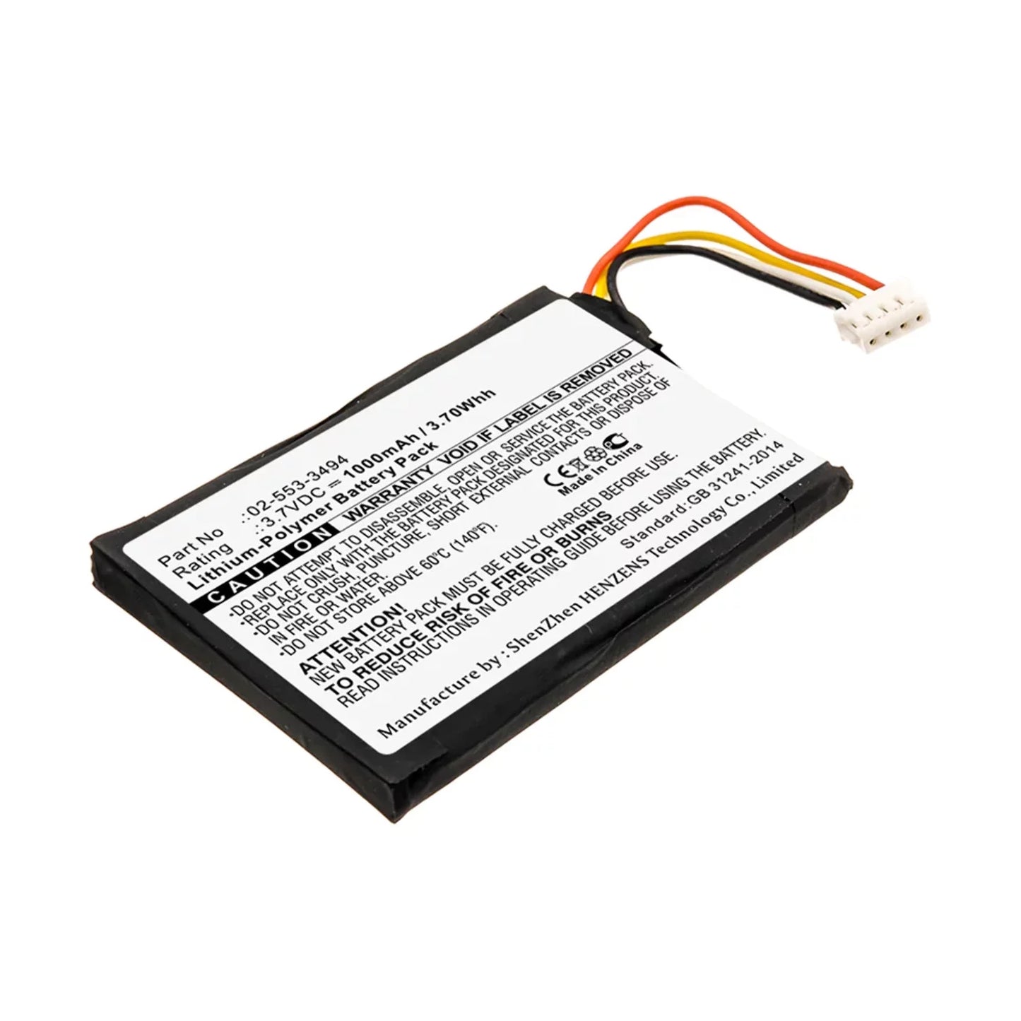 Batteries N Accessories BNA-WB-P11683 Speaker Battery - Li-Pol, 3.7V, 1000mAh, Ultra High Capacity - Replacement for Harman/Kardon 02-553-3494 Battery