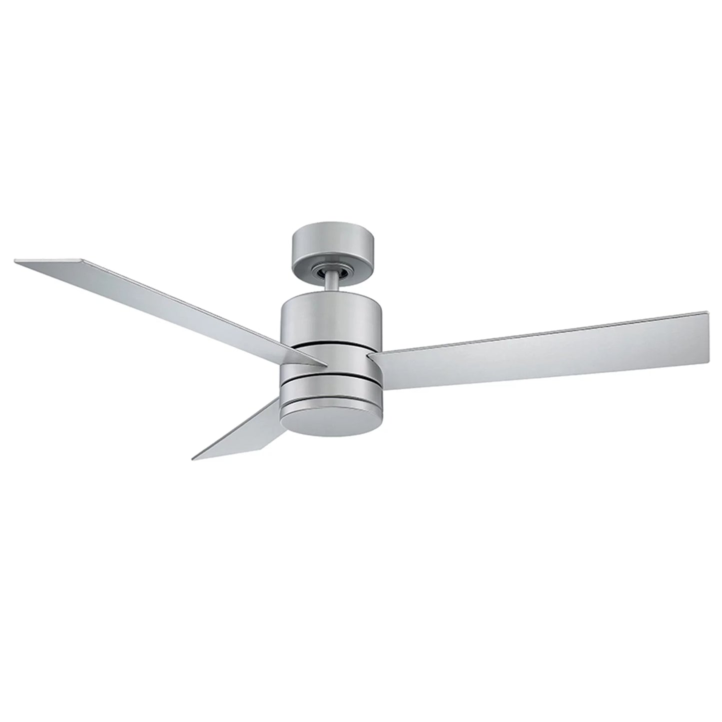 Axis Indoor and Outdoor 3-Blade Smart Ceiling Fan 52in Titanium with 3000K LED Light Kit and Remote Control