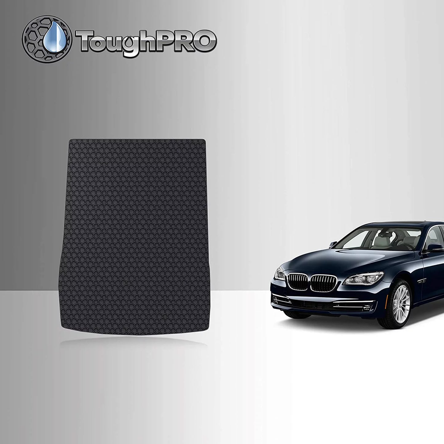 TOUGHPRO Cargo/Trunk Mat Accessories Compatible with BMW 7 Series - No Spare Tire - All Weather - Heavy Duty - (Made in USA) - 2021