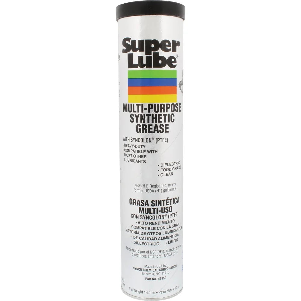 1PACK Super Lube 14 Oz. Cartridge Synthetic Multi-Purpose Grease