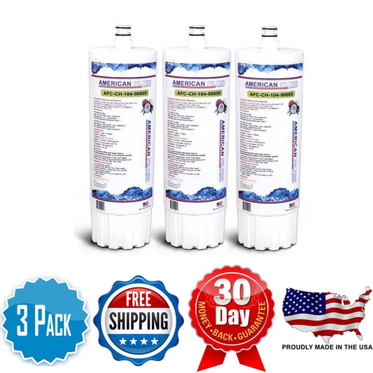 AFC Brand , Water Filters , Model # AFC-CH-104-9000S , Compatible with 3M® Cuno® 56011-03 - 3 Pack - Made in U.S.A.