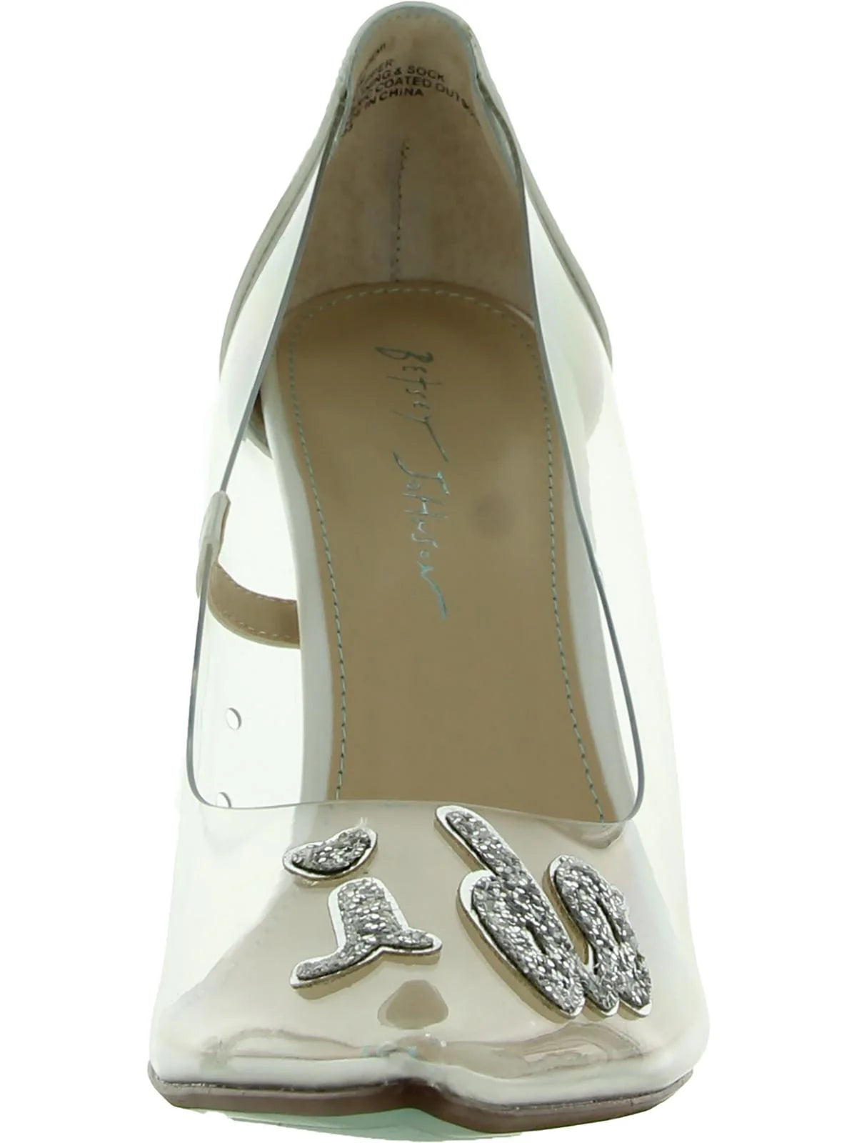 Betsey Johnson Womens Demi Bridal Pointed Toe Pumps