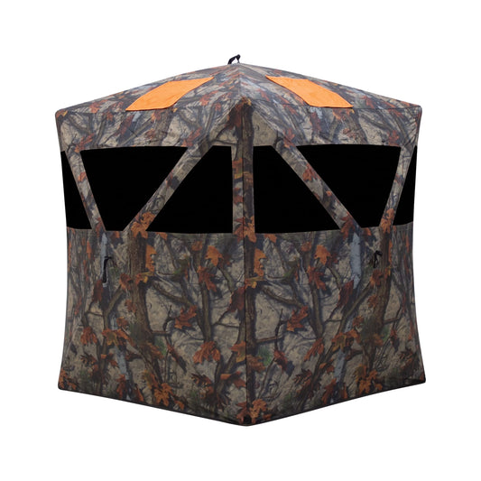 Barronett Blinds® Road Runner, Portable Hub Blind, 2-Person, Bloodtrail® Woodland, RR200BT