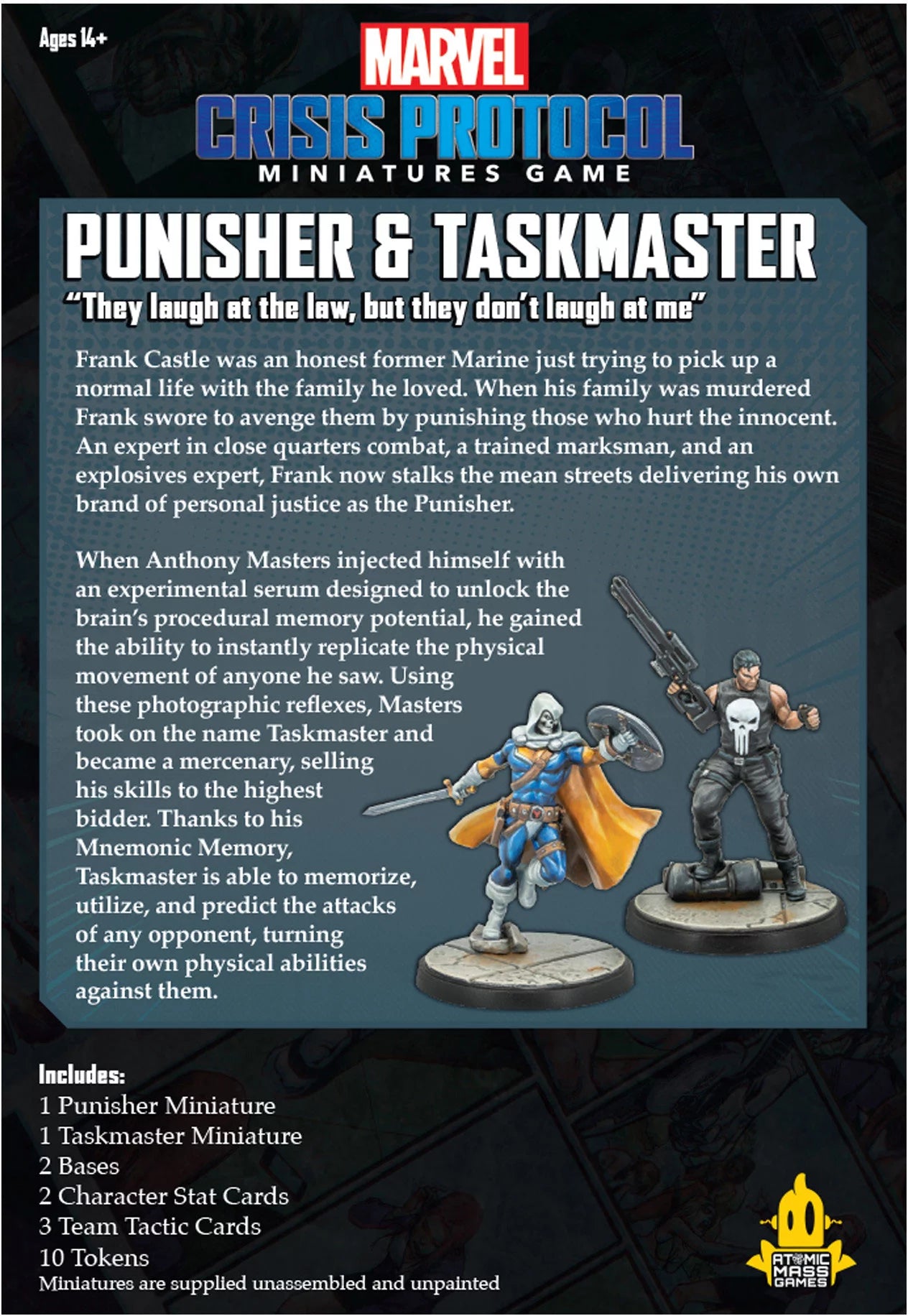 Atomic Mass Games Marvel Crisis Protocol: Punisher and Taskmaster Pack (CP32en)