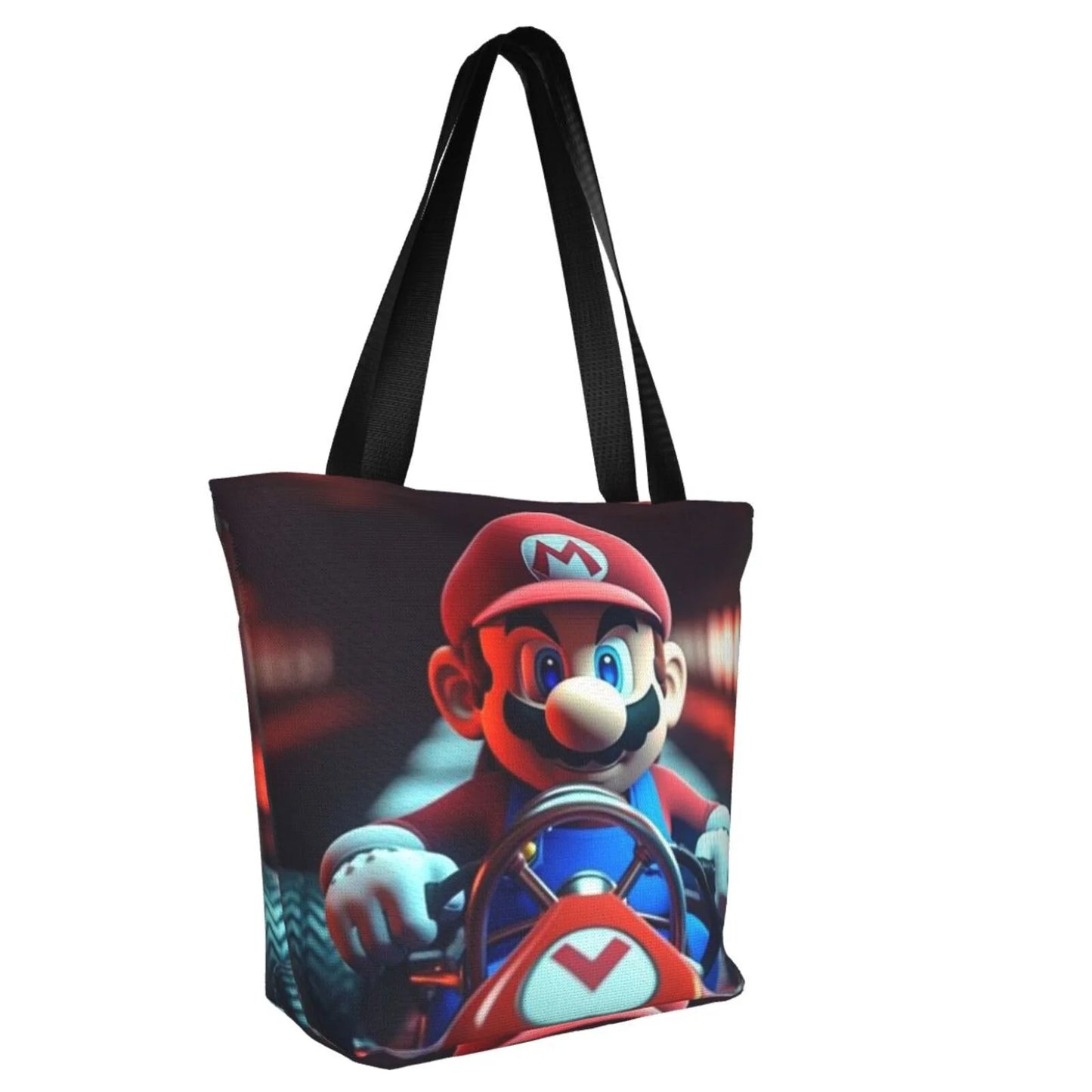 Super Mario Adventure Game Women's Tote Bag Large Capacity Shoulder Handbag For Travel Beach Shopping Business Work School