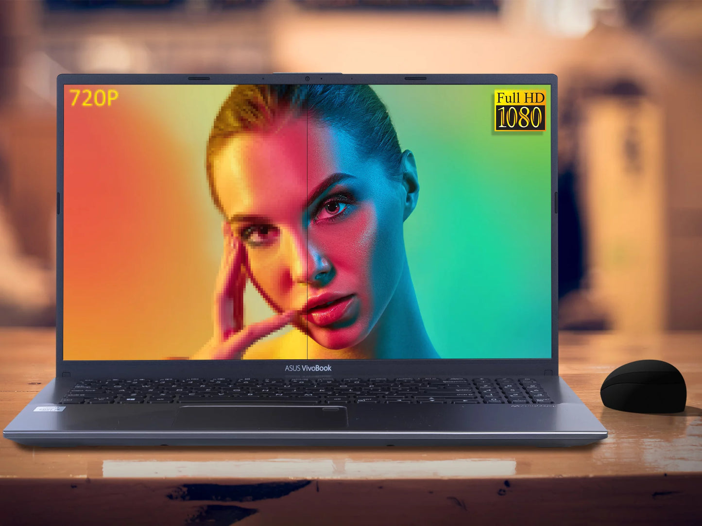 Vivobook X512JA Notebook, 15.6" FHD Display, Intel Core i7-1065G7 Upto 3.9GHz, 20GB RAM, 512GB NVMe Solid-state drive + 500GB HDD, HDMI, Card Reader, Wi-Fi, Bluetooth, Win OS 10 Pro S