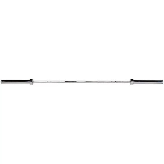 York Barbell 2200 mm Satin Chrome Mens Olympic Training Bar - 20 kg