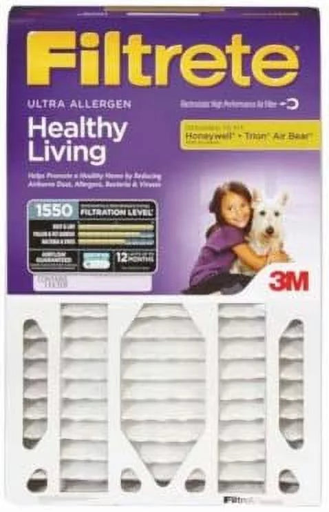 3M Filtrete 25 in. W x 16 in. H x 4 in. D Pleated Air Filter